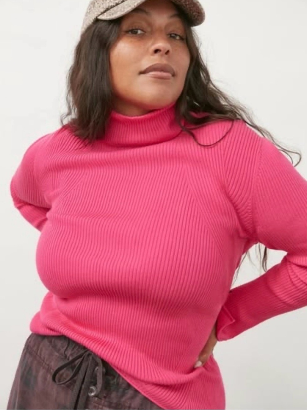 Anthropologie Maeve Parker Ribbed Turtleneck
